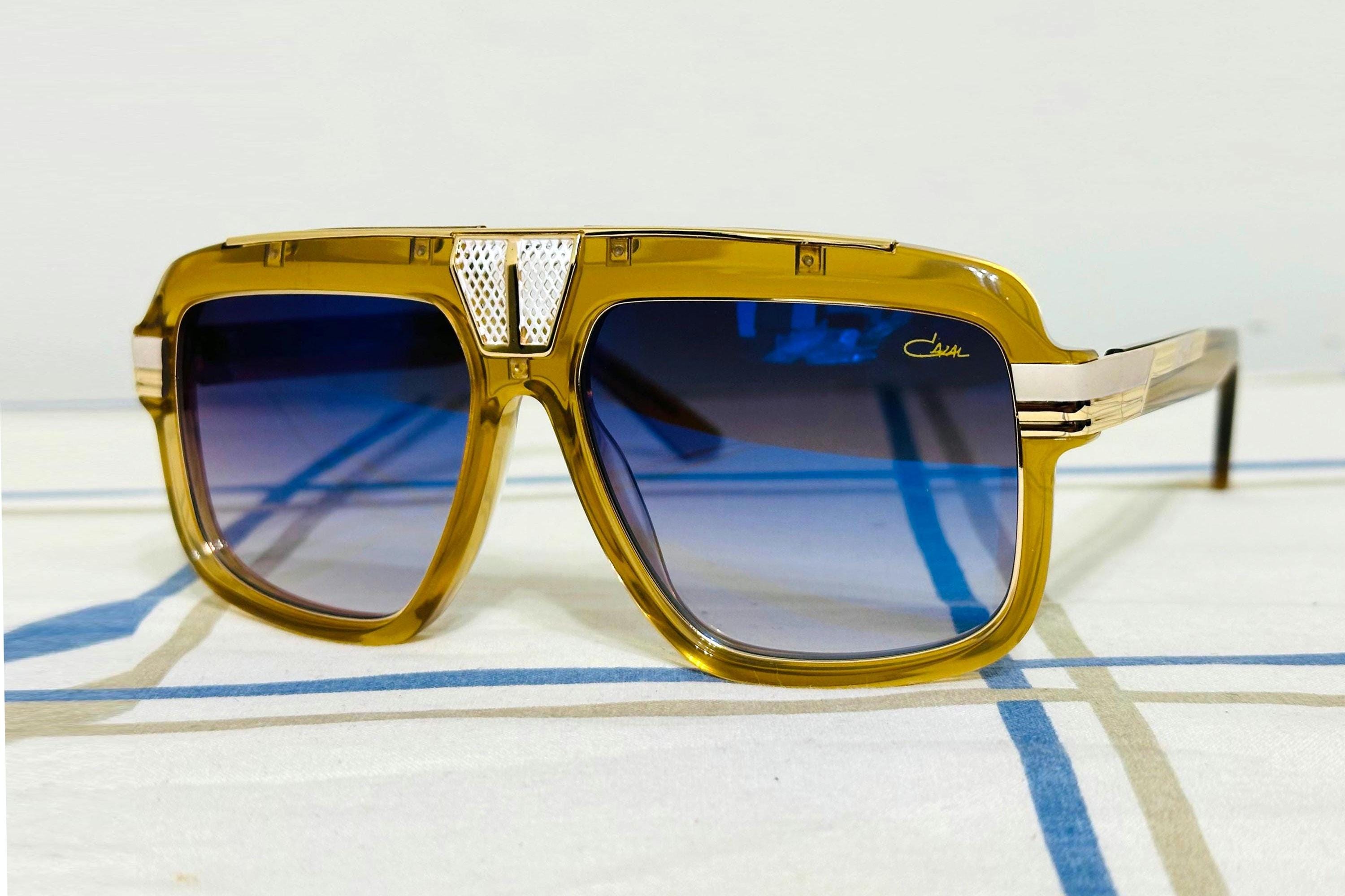 Vintage CAZAL Mod.276 メタル マットゴールド×ブルー Vintage CAZAL Mod.276 メタル マットゴールド×ブルー - メルカリ