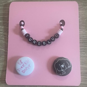 Yungblud Inspired Bracelet and Buttons