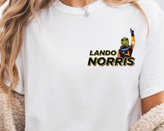 Lando Norris T-Shirt, 2025 World Champion Lando Norris, Lando Norris Shirt, Lando Norris Vintage T-Shirt, Racing Graphic T-Shirt