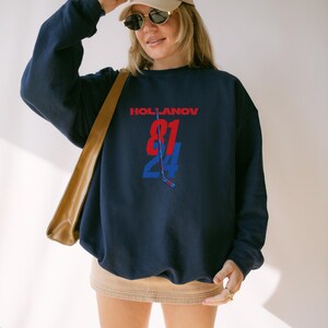 Team Hollanov Sweatshirt, Hockey Romance Hoodie, Unisex LGBT Hockey Fan Gift, Hudson Williams Connor Storrie Shirt, Heated Rivalry Inspired image 3
