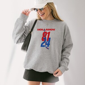 Team Hollanov Sweatshirt, Hockey Romance Hoodie, Unisex LGBT Hockey Fan Gift, Hudson Williams Connor Storrie Shirt, Heated Rivalry Inspired image 7