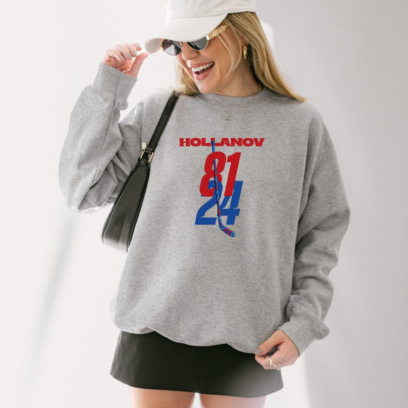 Team Hollanov Sweatshirt, Hockey Romance Hoodie, Unisex LGBT Hockey Fan Gift, Hudson Williams Connor Storrie Shirt, Heated Rivalry Inspired image 7