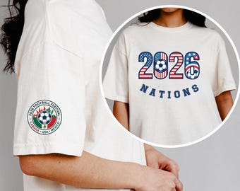 2026 Soccer Celebration Shirt, North American Football Tee, USA Canada Mexico Flag Shirt, Road to 2026 Fan Tee, Unisex Sport Gift