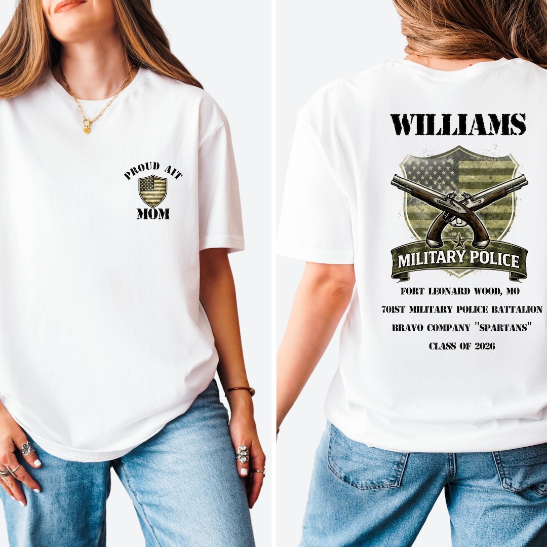 Custom Military Police Mom Shirt - Personalized 31B MP Soldier ...