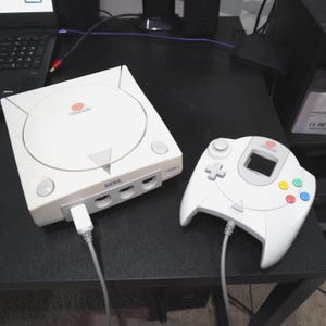 Refurbished Vintage Sega Dreamcast Console Bundle (Controller and Cables)