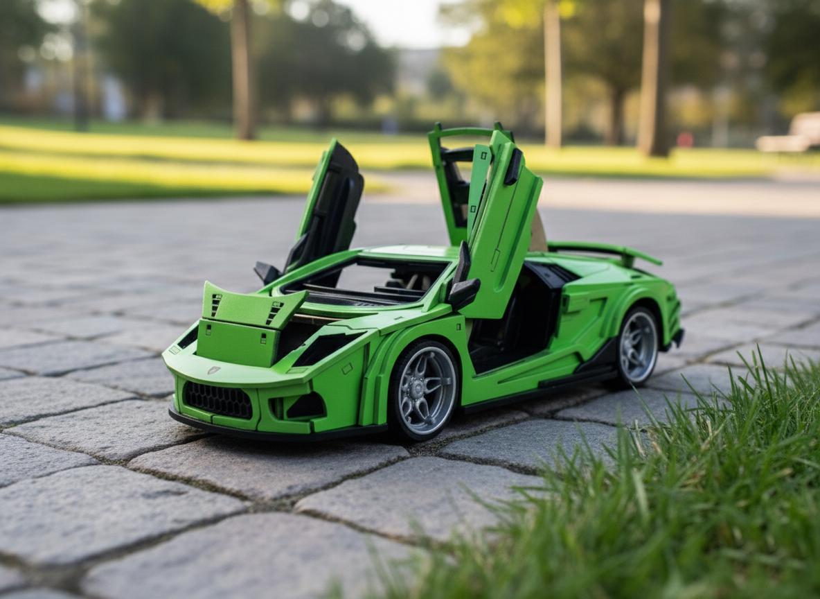 Exotic Supercar Wooden Model Kit | Italian Sports Car 3D Puzzle