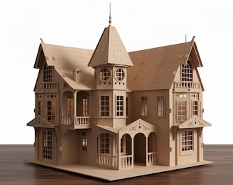 Vintage Madeline Old House in Paris Doll House. Working Door Bell