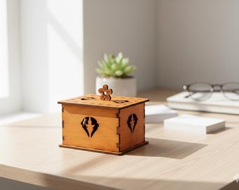 Laser Cut Wooden Gift Box Template, CNC Router Plans (Digital Download)