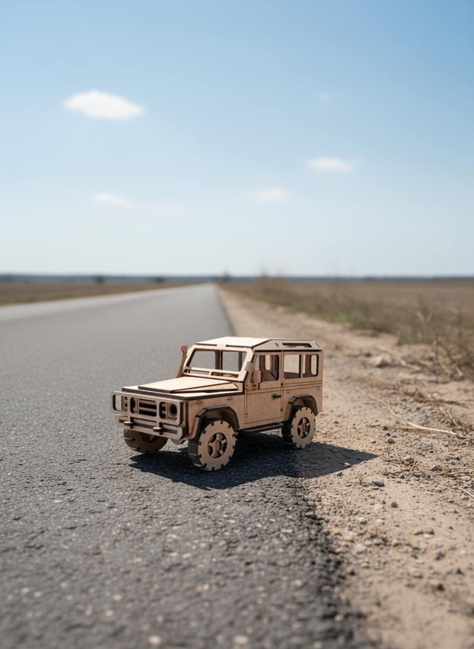 Land Rover Defender 3D Model Laser Cut File, Wooden Car SVG DXF ...