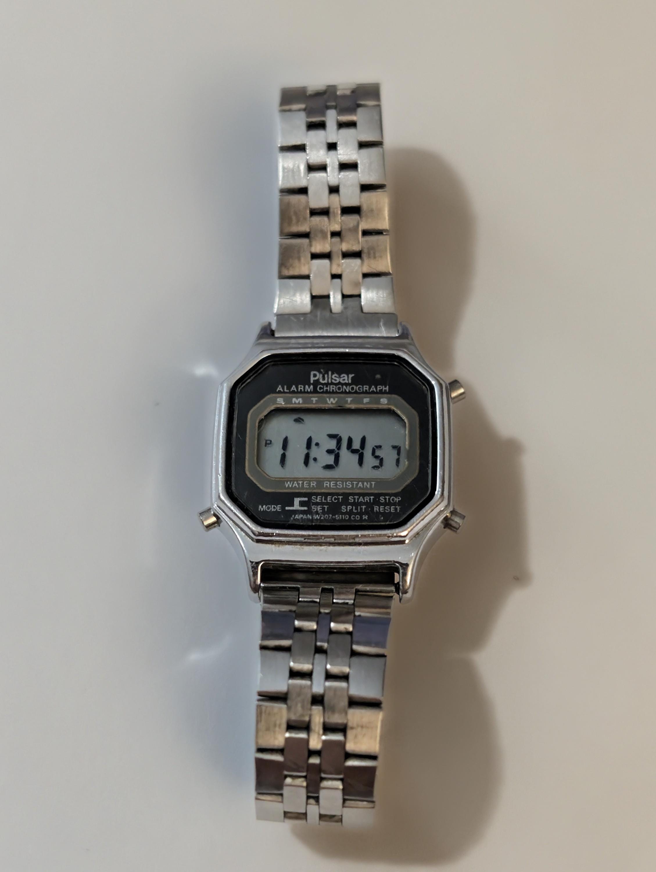 Pulsar Digital Watch - Etsy