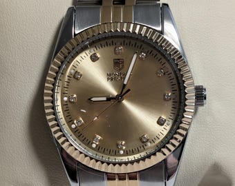 Montres Prestige x Invicta Gold Steel Watch - 38mm