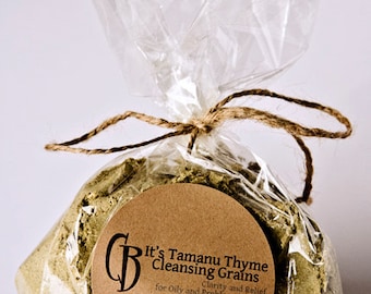 It's Tamanu Thyme Cleansing Grains Facial Scrub for Oily Skin - BULK 6 oz