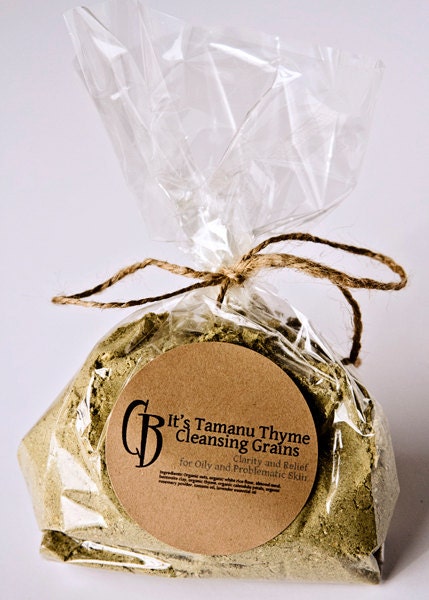 It's Tamanu Thyme Cleansing Grains Facial Scrub for Oily Skin - BULK 6 oz