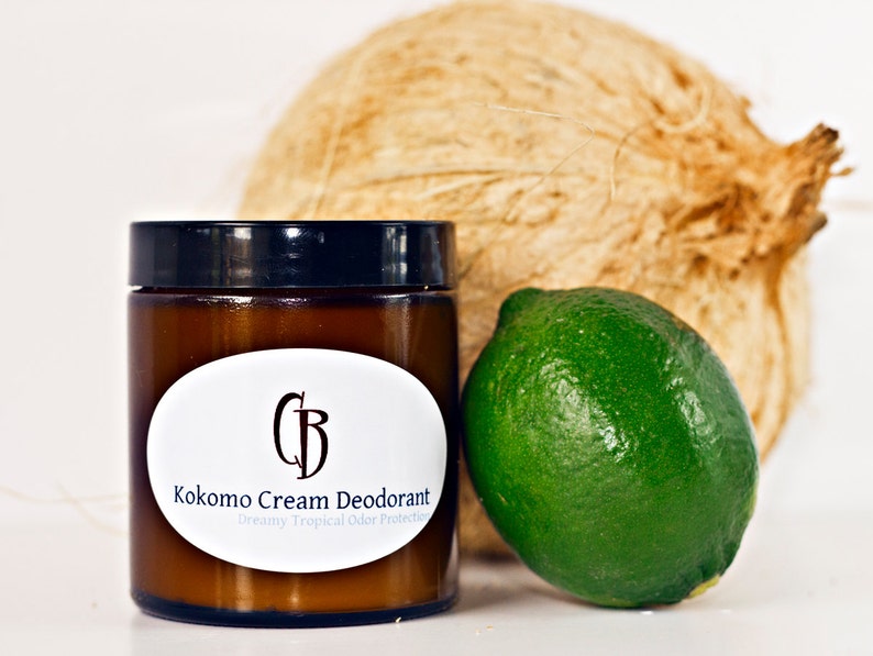 Kokomo Cream Natural Deodorant Handmade Creamy, Dreamy Tropical Organic 2 oz or 5.25 oz image 1