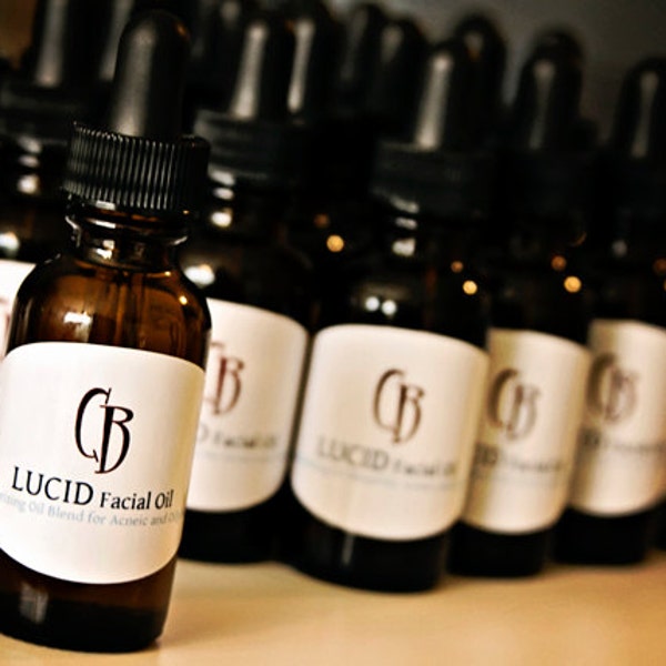 LUCID Facial Oil - Face Moisturizer with Acne and Oily Skin In Mind