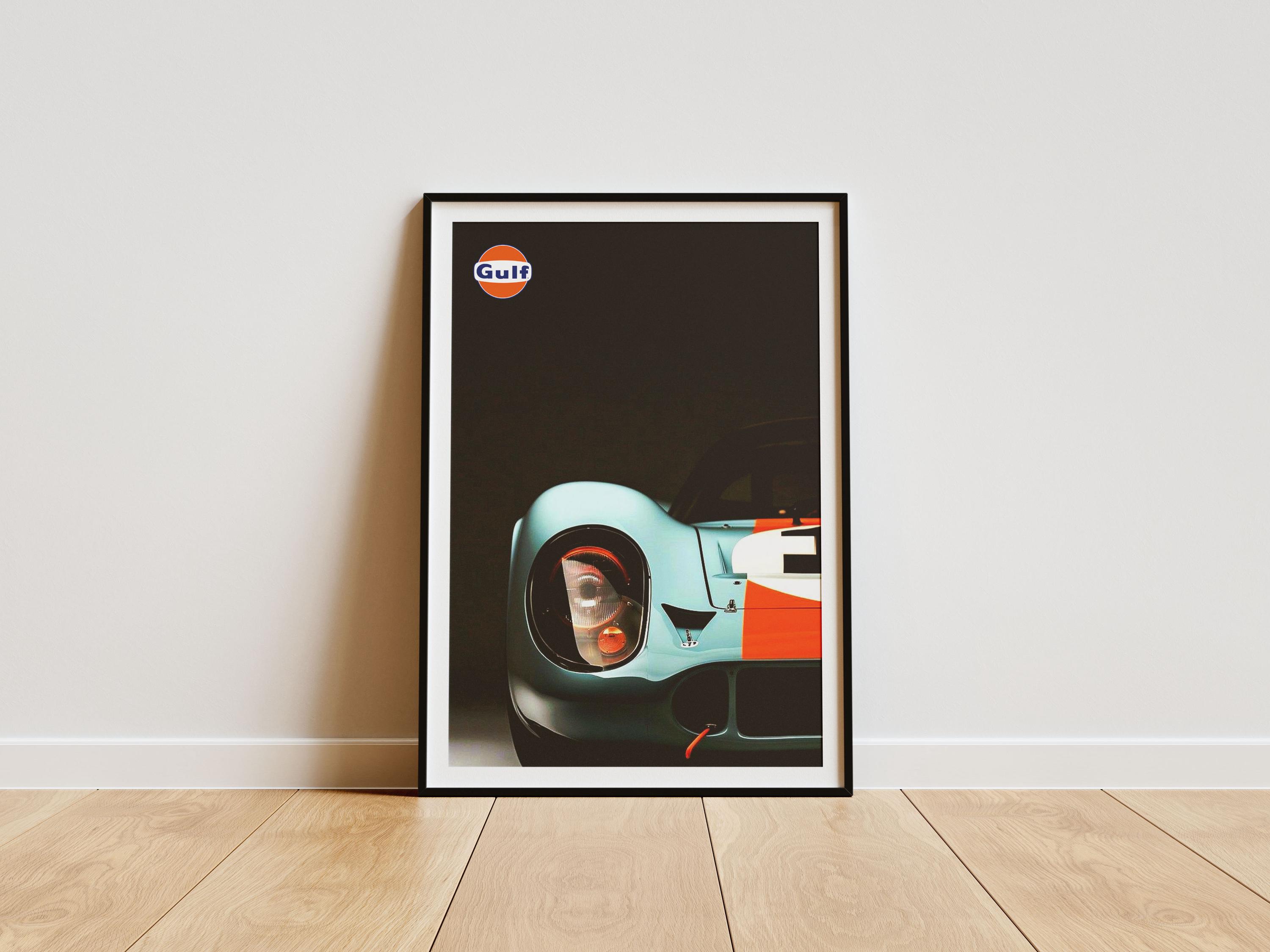 Plaque métal Gulf racing team neuve 20x30cm - Collection