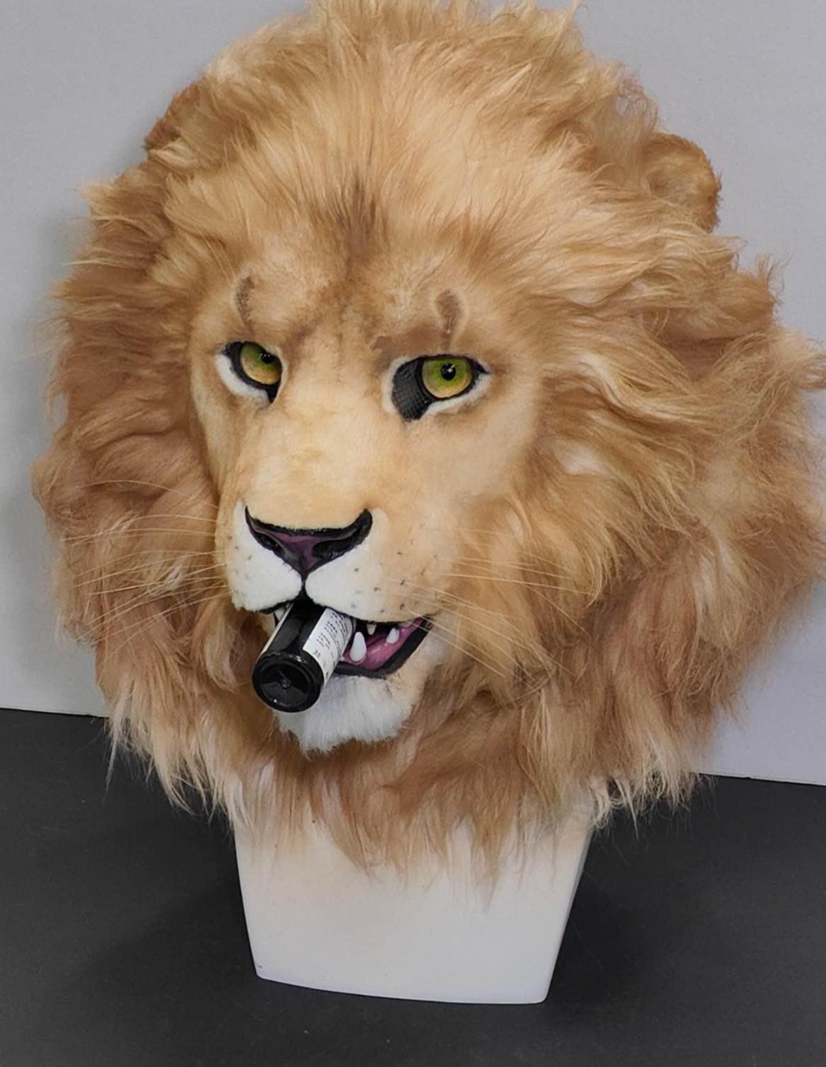 ハンドメイド リアル ライオン 着ぐるみ コスプレ マスク 一式