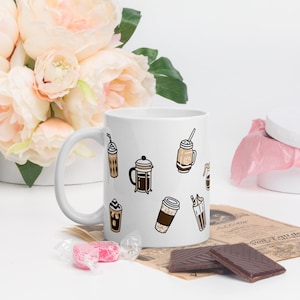 Classic White Ceramic Coffee Mug: Minimalist Kitchen Cup