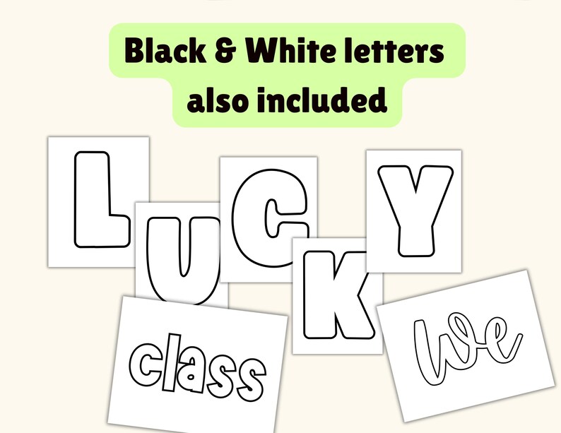St Patrick's Day Bulletin Board Kit March Set Classroom Decoration Door ...
