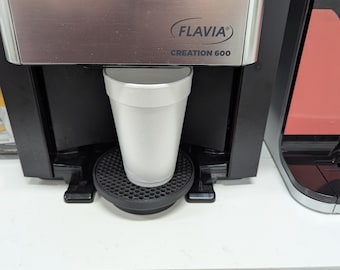 Matte Black Coffee Maker Drip Tray: 4-Inch Diameter, 3D Printed