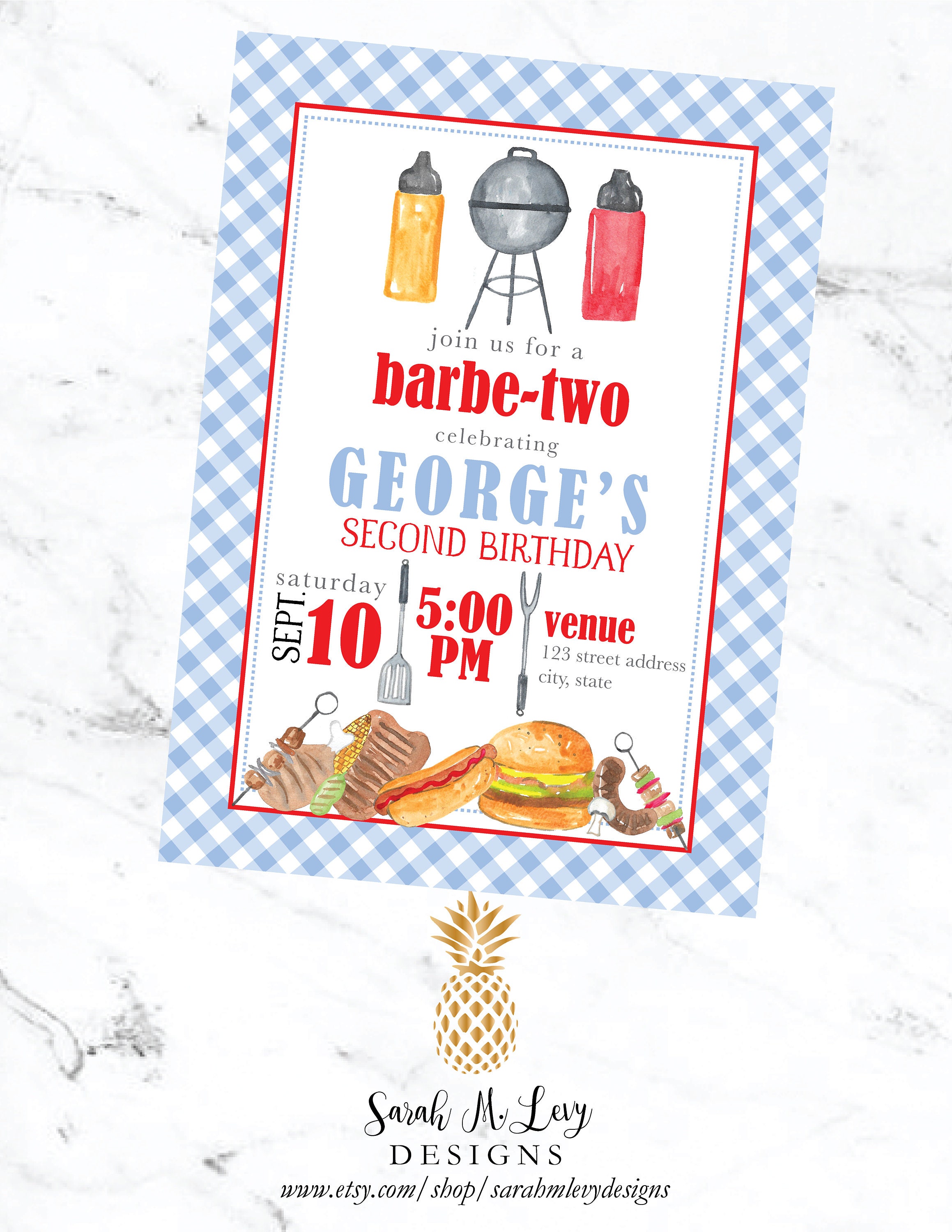Barbe-two BURGER BASH Cookout Themed Birthday With - Etsy UK