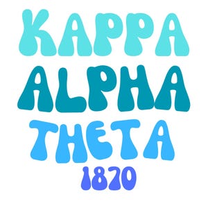 Sorority Groovy Font Poster