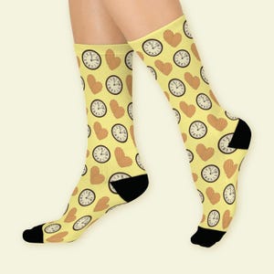 In Search of Lost Time Cushioned Crew Socks