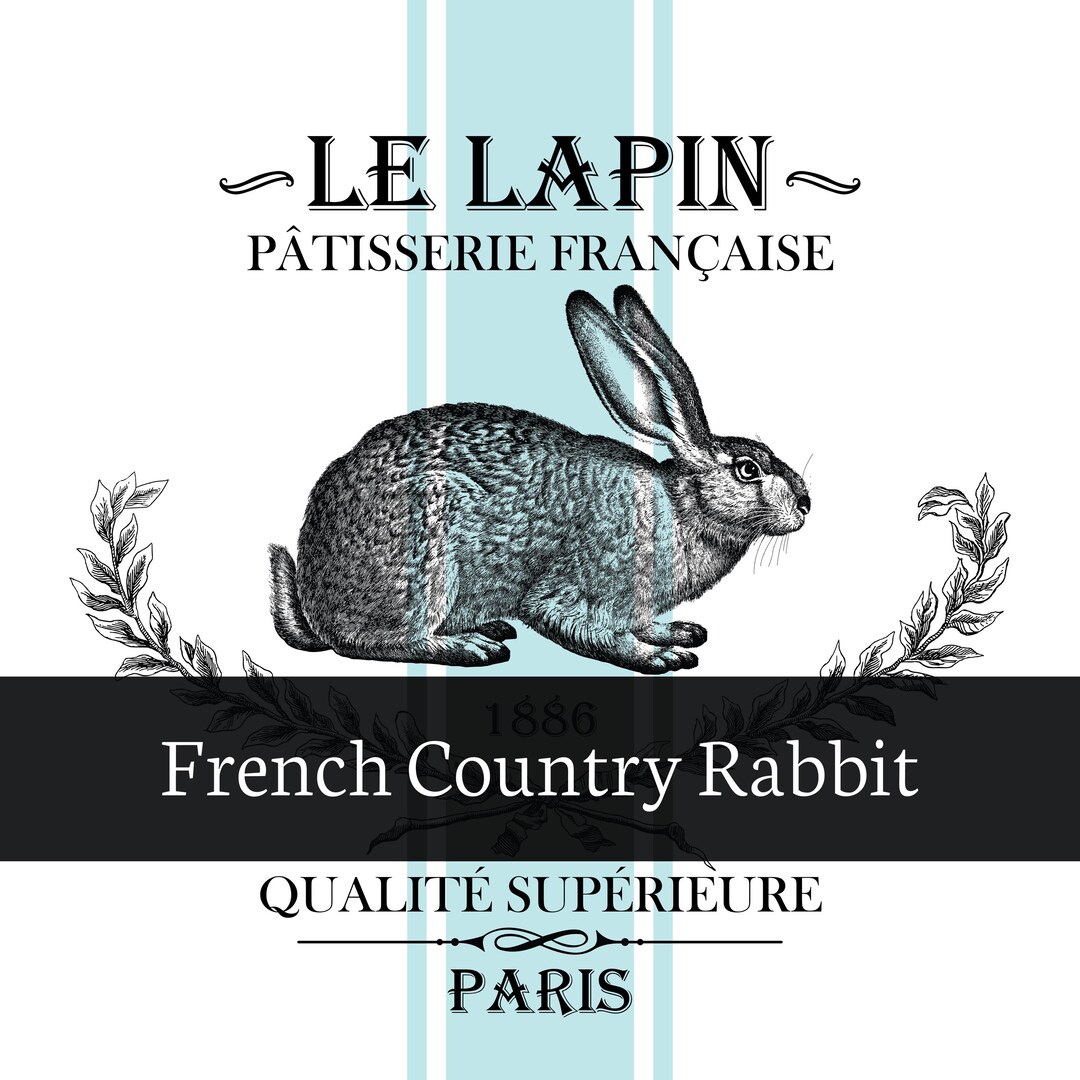 French Country Rabbit - Etsy