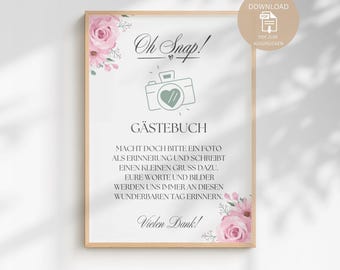 Tabliczka na księgę gości weselnych | Proszę zostawić nam wiadomość | Stojak na księgę gości | Tabliczka na księgę gości weselnych | Pobierz PDF A4