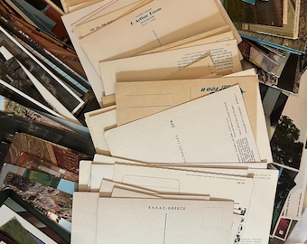 Vintage Postcard Lot, Random USA Europe Asia (15 cards)