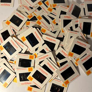 Vintage Photo Slides - 1950s-80s Ephemera for Junk Journals 50 pieces
