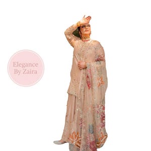 Premium Pakistani Sharara Set Fully Stitched Heavy Embroidered Ethnic Outfit Sequin Work Partywear Dress | Indian Eid & Wedding Wear