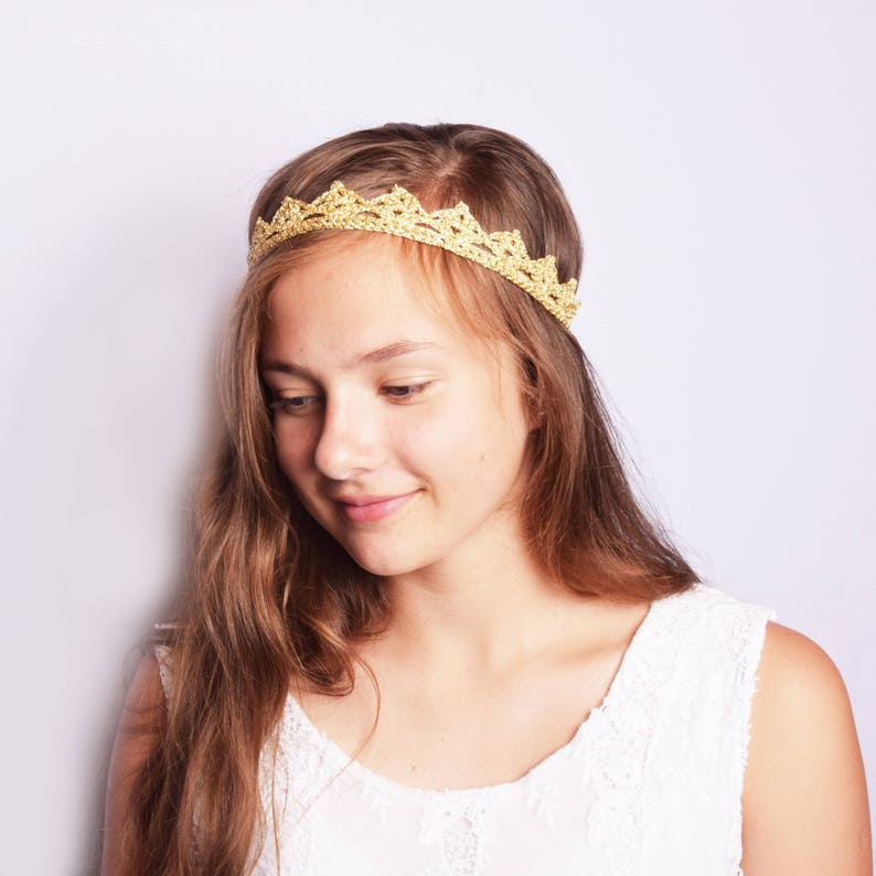 Bohemian Headpiece, Bridal Crown Headband, Bohemian Wedding Tiara, Bridal Tiara, Gold Headband Bride, Gold Headband Crown, Princess Crown image 2