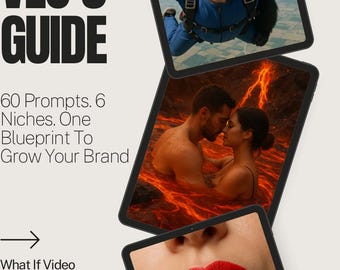 Veo 3 Video Prompts: AI Script Bundle for TikTok, Reels, Shorts (Digital Download)