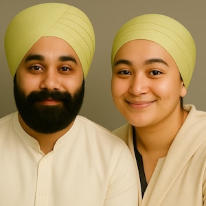 Premium Fennel Turban - Full Voile Cotton
