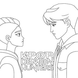 K-pop coloring book