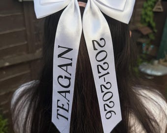Personalised Leavers Bow