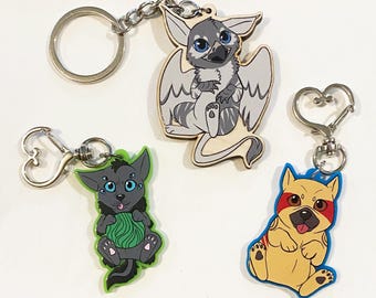 Dragon Age Animal Keychains Assan Dread Wolf Mabari