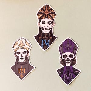 Ghost Papa Stickers