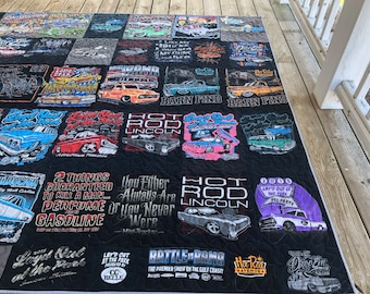 Edredones de camisetas, hechos a pedido