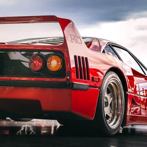 Ferrari F40 Digital Download – Supercar Wall Art | Car Photography Print