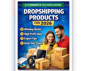 Dropshipping Product Guide 2026 | Winning Niches PDF (Digital Download)
