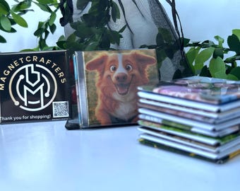 Custom Photo Magnets: Personalized Fridge Gift, 2"x2"