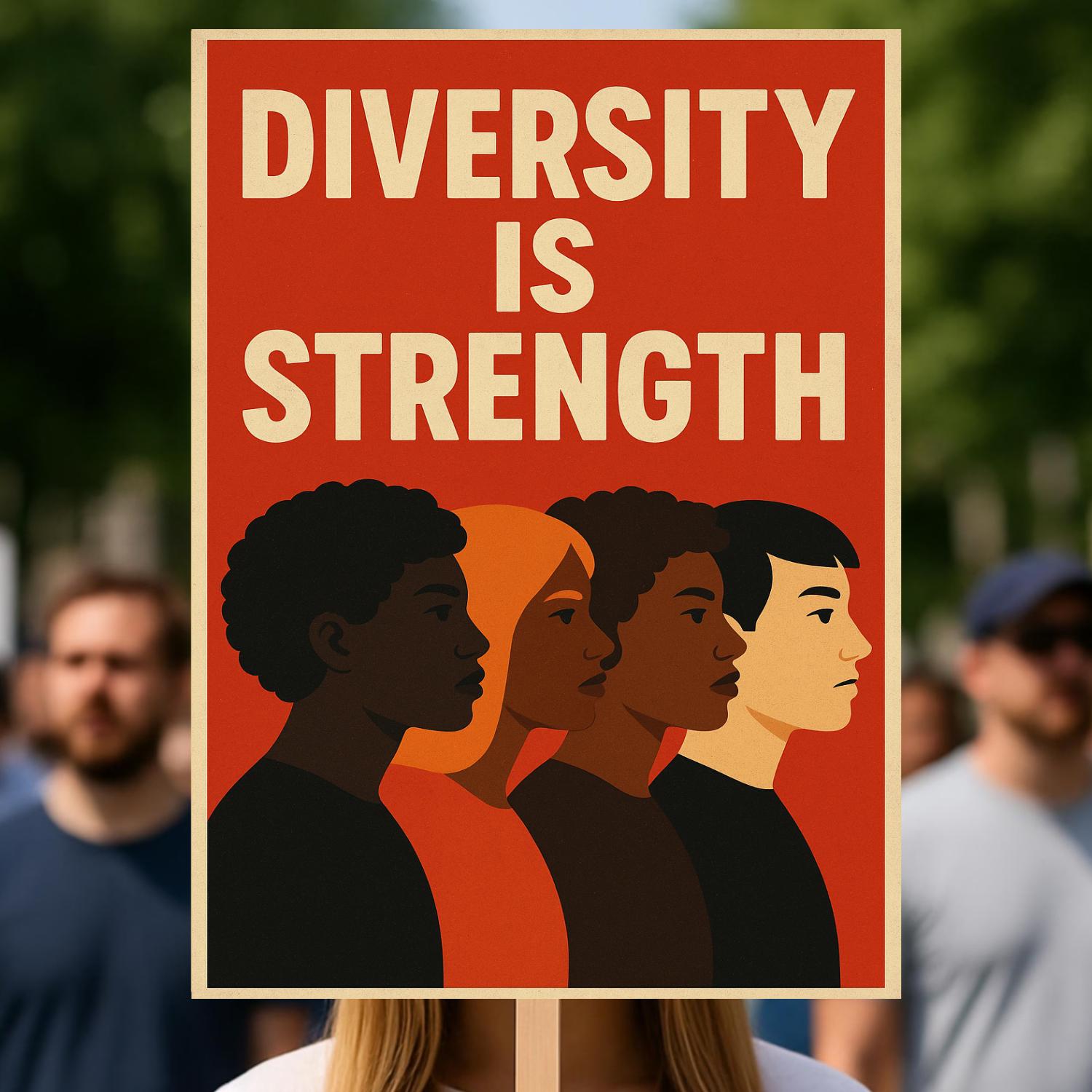 Racism poster - Etsy Österreich, image size:1500x1500