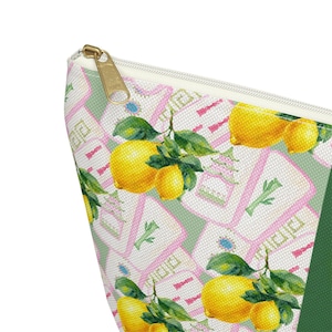 Sacs personnalisés pour tuiles et dés de mahjong Limoncello, trousse à cosmétiques image 6