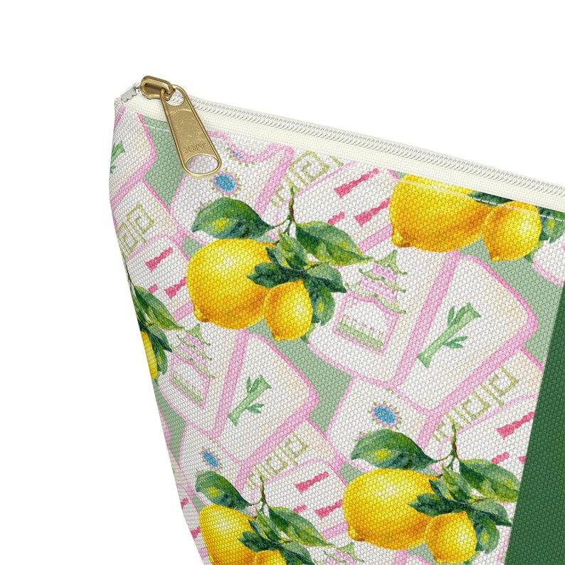 Sacs personnalisés pour tuiles et dés de mahjong Limoncello, trousse à cosmétiques image 6