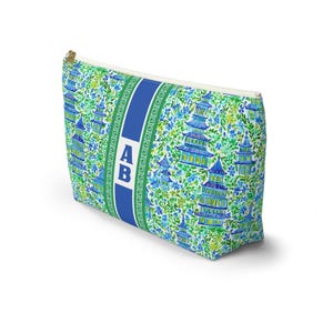 Personalized Preppy Pagoda Mahjong Tile & Dice Bags, Cosmetic Pouch image 4