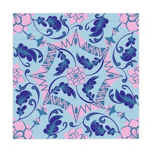 Modern Tile Mahjong Tablecloth, Hostess Gift 55x55, image 5