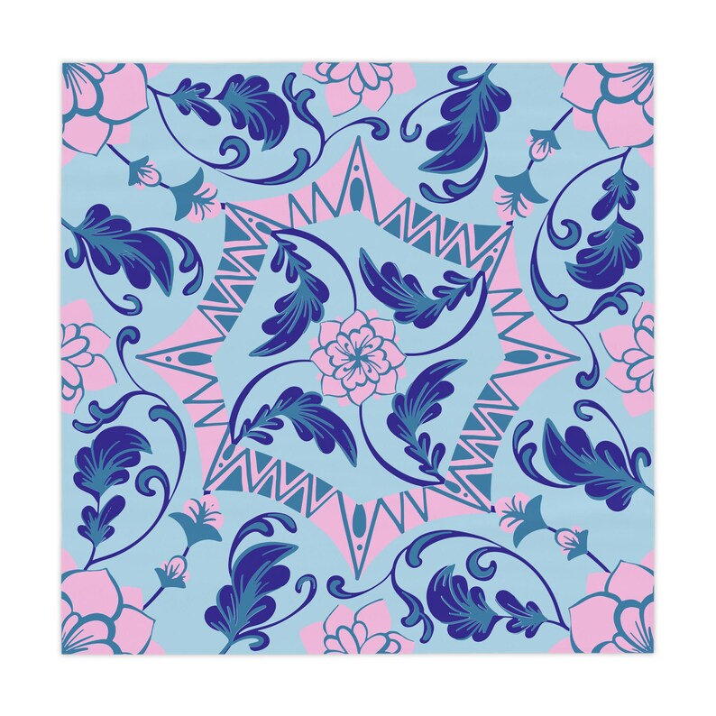 Modern Tile Mahjong Tablecloth, Hostess Gift 55x55, image 5