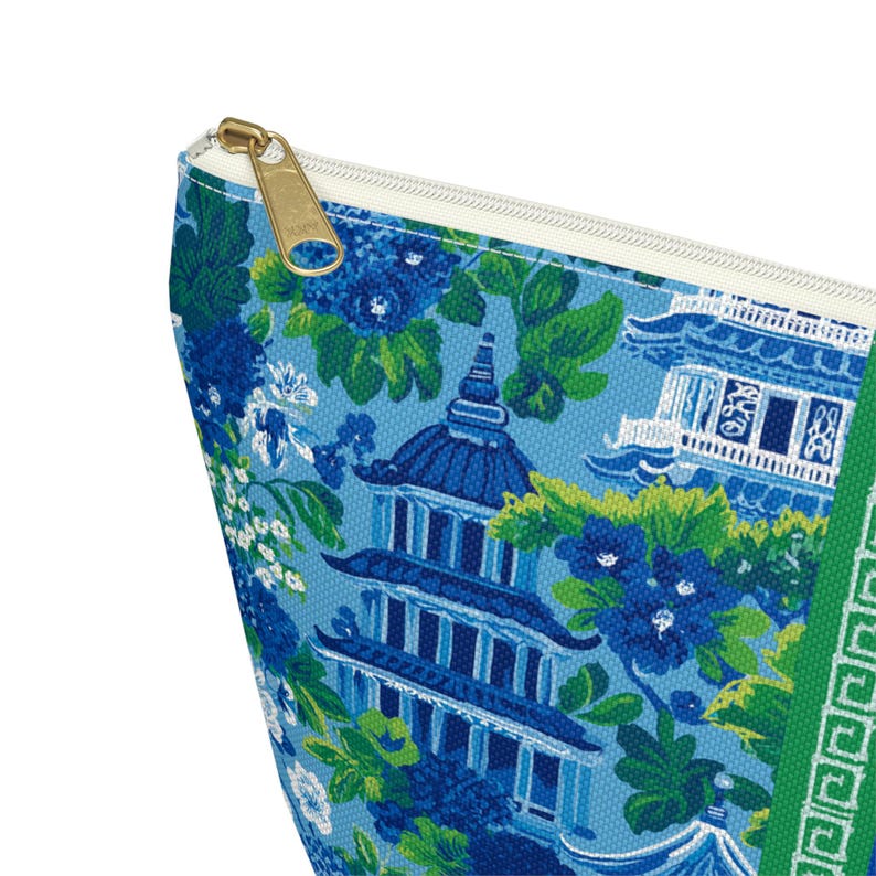 Personalized Preppy Pagoda Mahjong Tile & Dice Bags, Cosmetic Pouch image 7